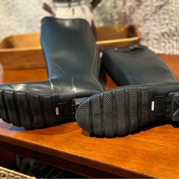 Hunter Tall Rain Boots - Navy - Picture 6 of 6